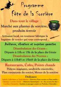 Programme fête de la sorcière